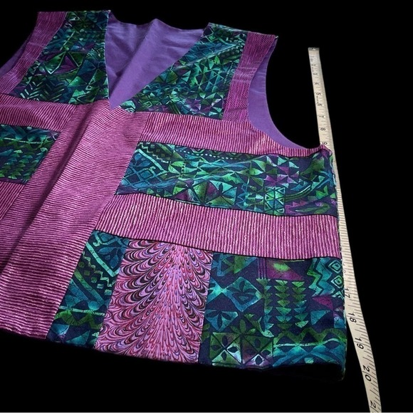 Donna McMillan Cozy Clothes handcrafted vest, medium size - Picture 8 of 9